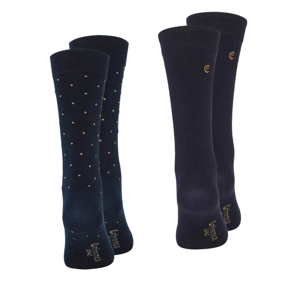 eminence-lot-de-2-paires-mi-chaussettes-homme-coton-peign image 3
