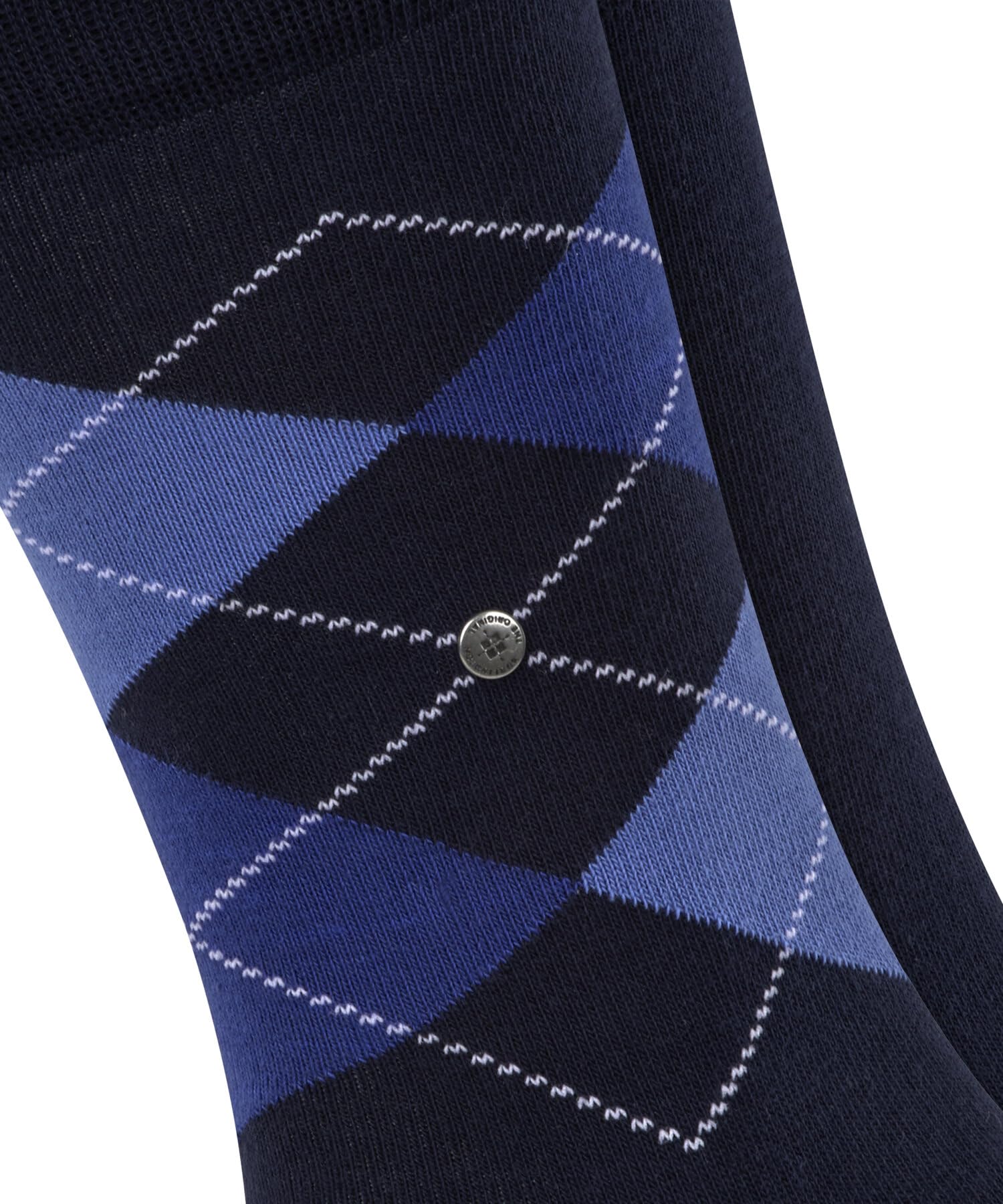 burlington-everyday-argyle-mix-chaussettes-homme-2-paires-bleu-marine-6121-40-46 image 5