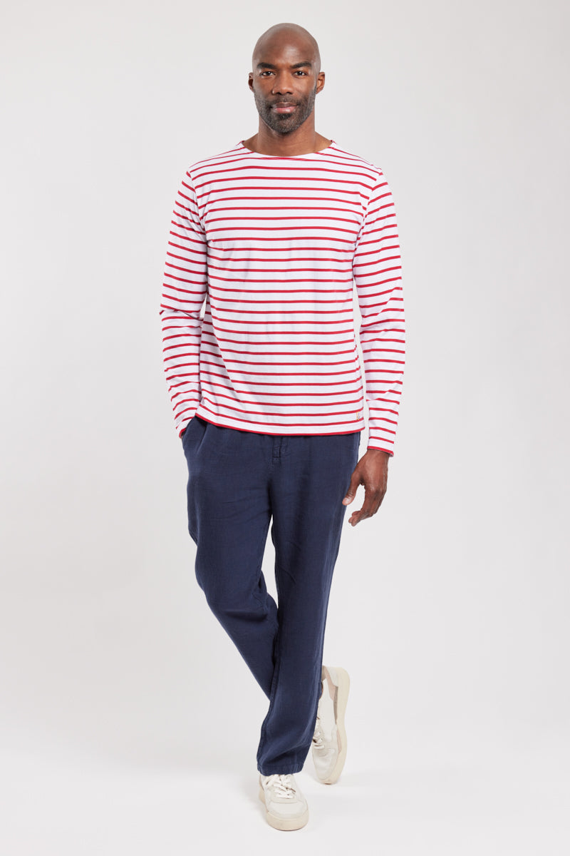 armor-lux-marini-re-ploz-vet-homme-coton-l-ger-coupe-ajust-e-2 image 3
