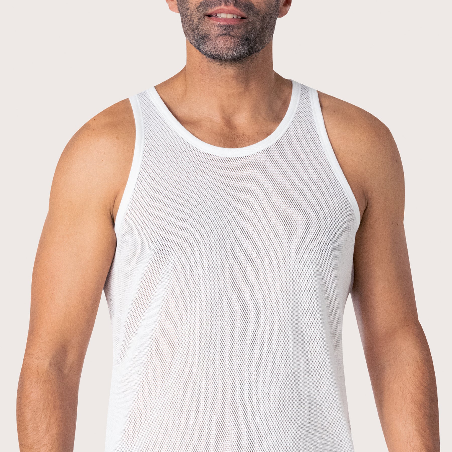 eminence-heritage-200-d-bardeur-homme-maille-a-r-e-pur-coton-blanc image 2