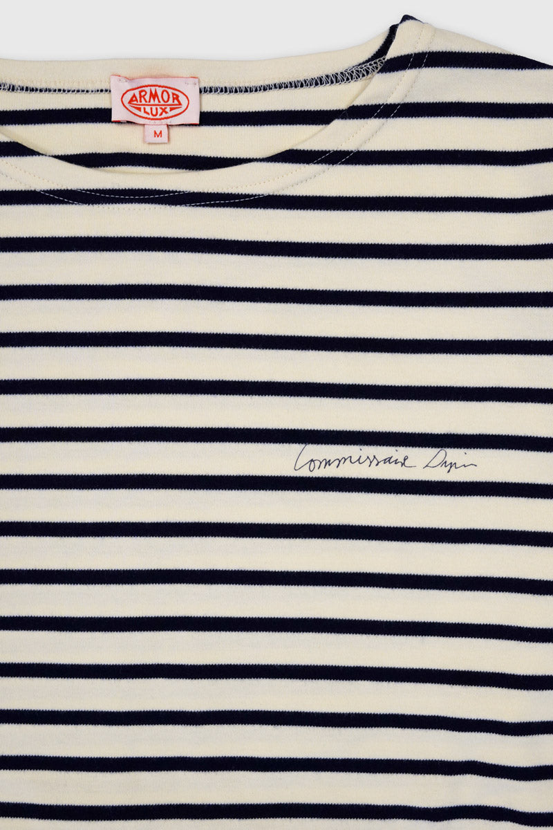 armor-lux-marini-re-homme-commissaire-dupin-marini-re-coton-col-bateau image 3