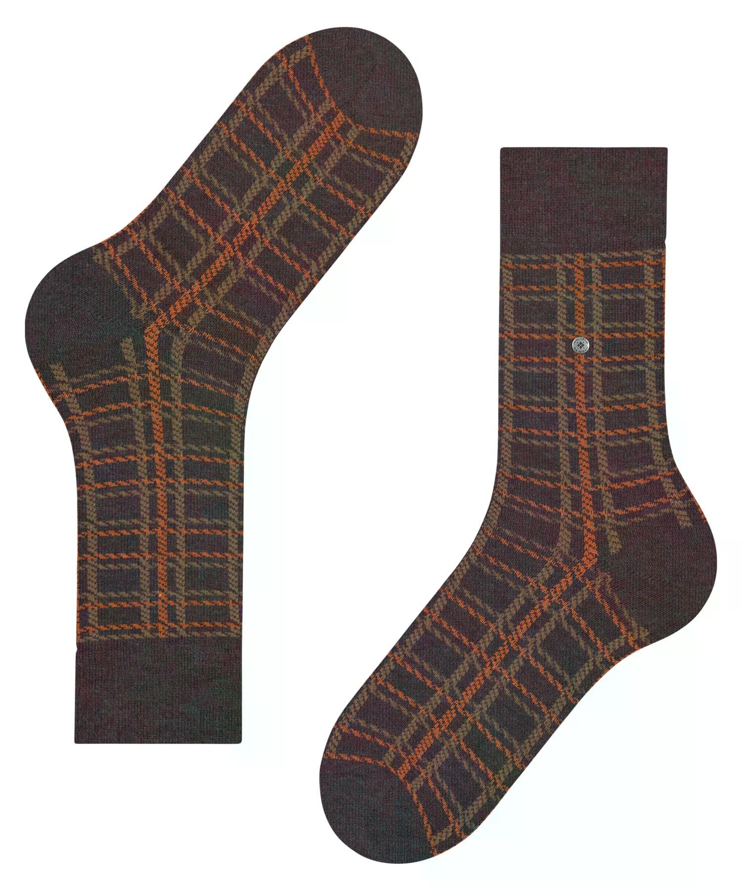 burlington-grid-chaussettes-homme-coton-cachemire-unies-rouge-claret-8375-40-46 image 6