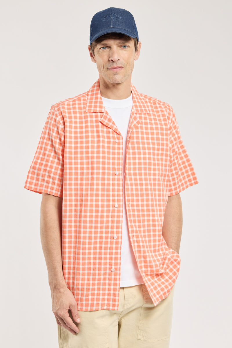armor-lux-chemise-carreaux-homme-coupe-confort-manches-courtes-2 image 1