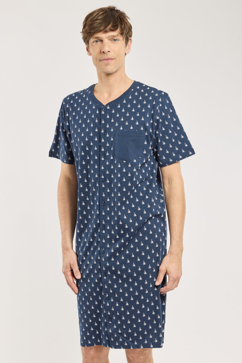 armor-lux-liquette-imprim-e-homme-coton-l-ger-manches-courtes image 3