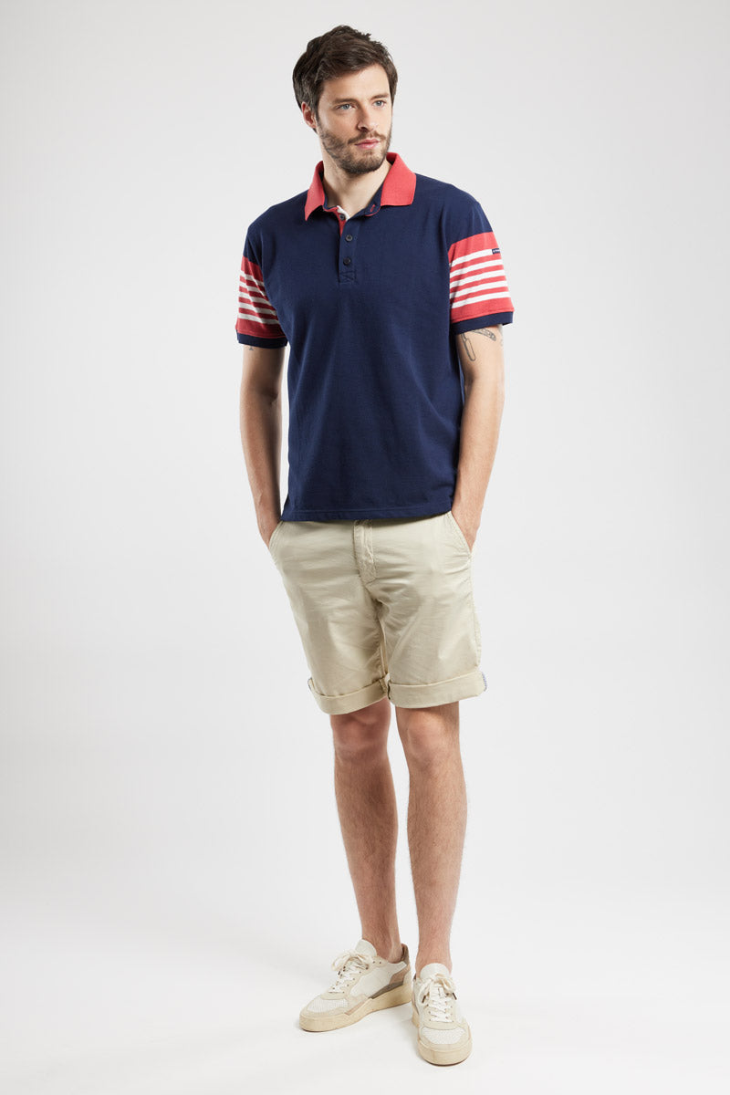 armor-lux-polo-manches-courtes-ray-homme-coton-piqu image 3