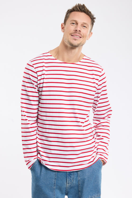 armor-lux-ploz-vet-marini-re-homme-manches-longues-coupe-ajust-e image 2