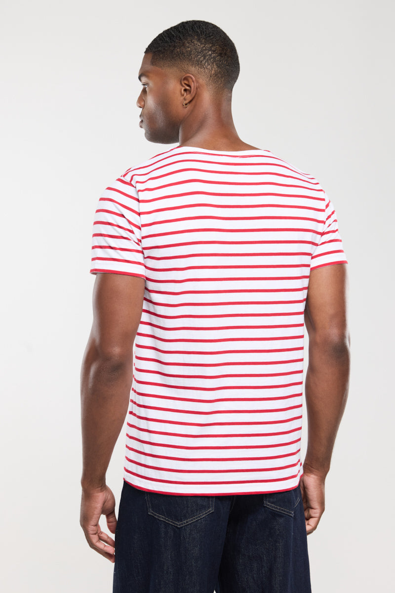 armor-lux-marini-re-homme-manches-courtes-coton-l-ger-145g-m image 4