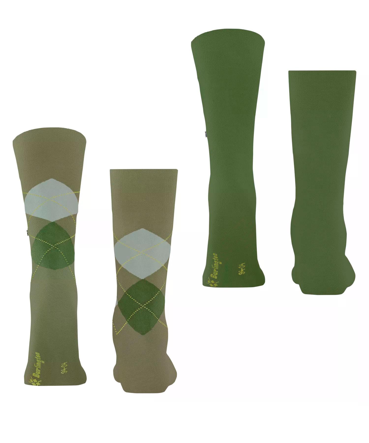 burlington-everyday-argyle-mix-2-pack-chaussettes-homme-coton-respirant image 2
