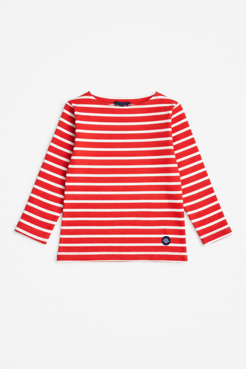 armor-lux-marini-re-enfant-coton-pais-210-g-m-manches-longues image 2