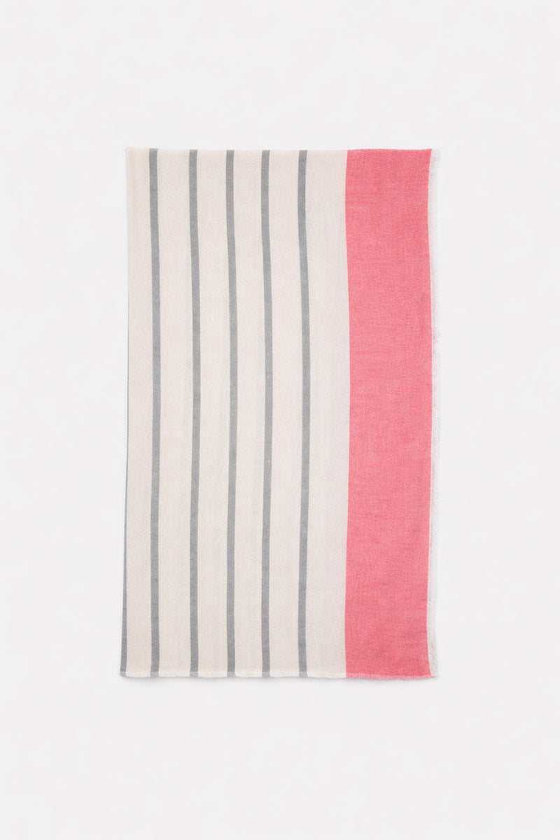 armor-lux-foulard-ray-coton-70x200-cm-franges-2 image 2