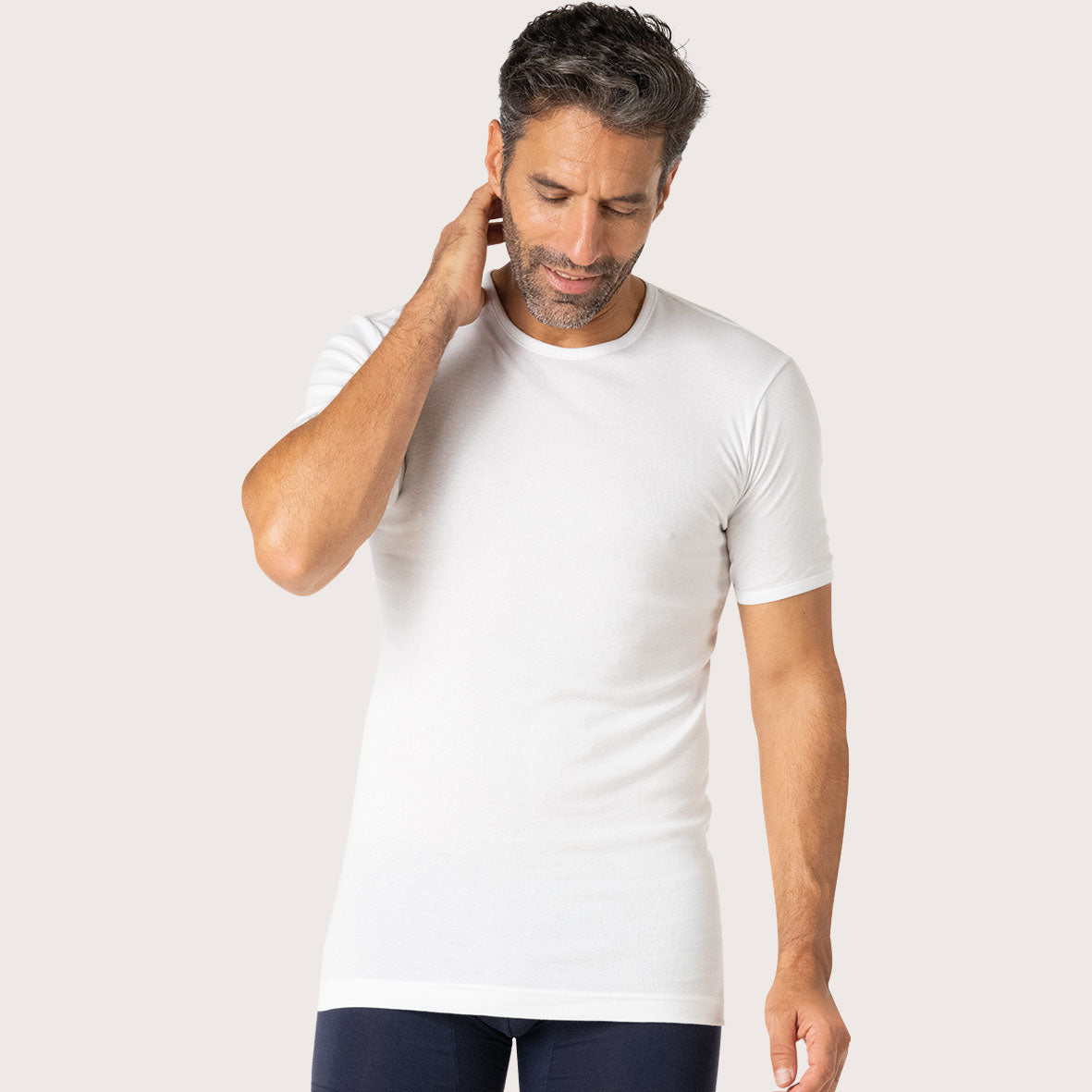 eminence-premium-308-lot-de-3-tee-shirts-col-rond-blanc image 2