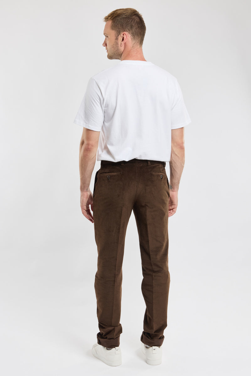 armor-lux-pantalon-de-costume-homme-velours-coupe-droite-2 image 2