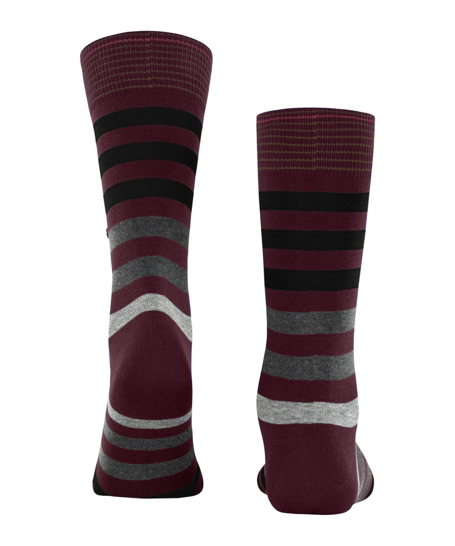burlington-blackpool-homme-chaussettes-coton-argyle-rouge-wine-8010-40-46 image 2