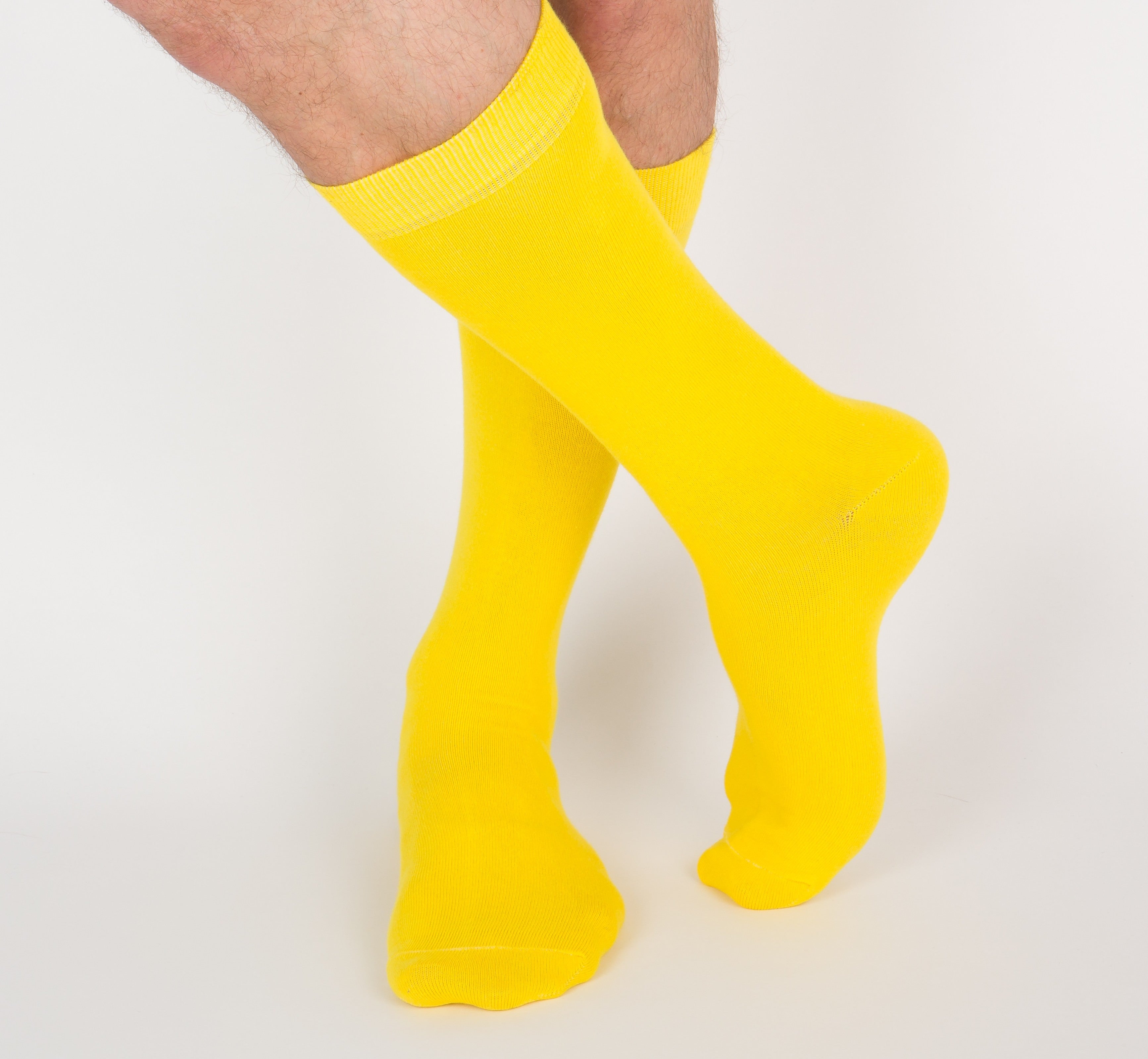 archiduchesse-de-ville-jaune-lemon-chaussettes-mi-mollet image 3