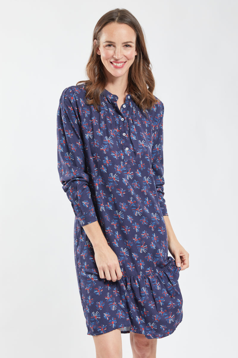 armor-lux-h-ritage-robe-fleurie-manches-longues-en-viscose image 4