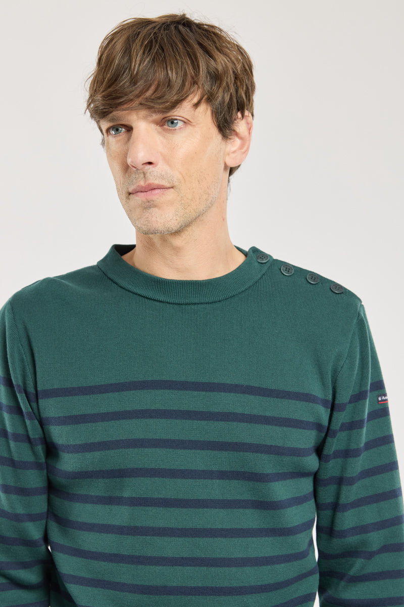 armor-lux-pull-marin-ray-coton-homme image 2