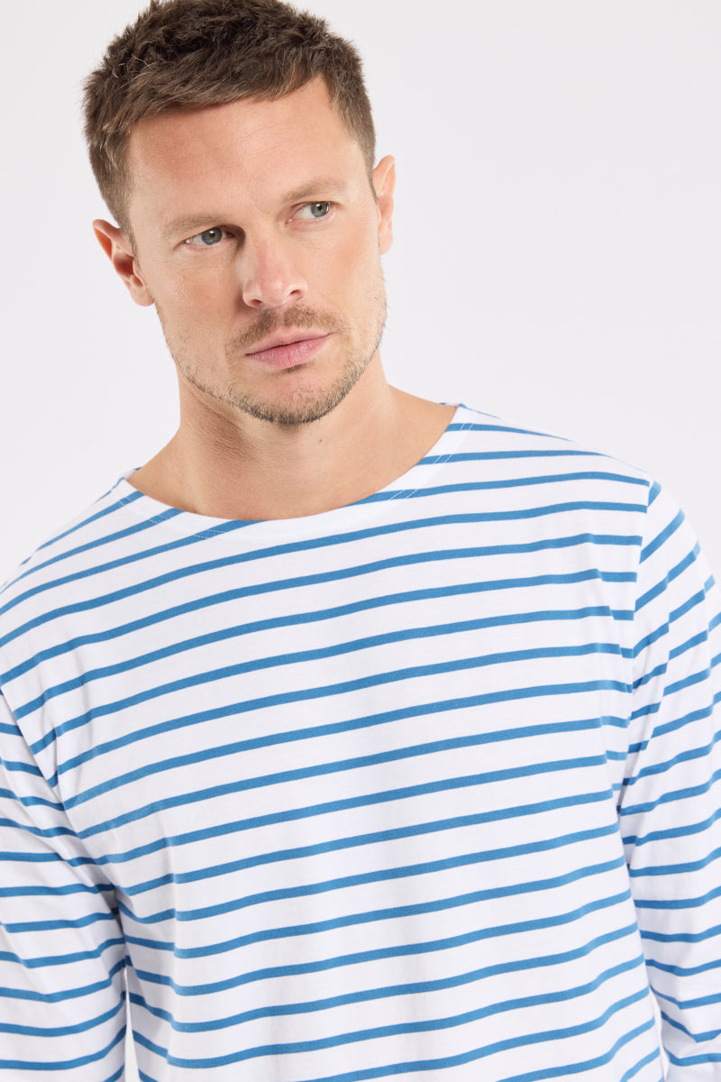 armor-lux-marini-re-ploz-vet-coton-l-ger-homme-col-bateau image 2