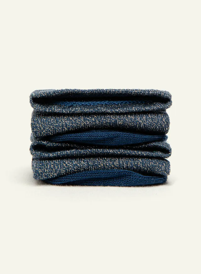 archiduchesse-paillet-e-bleu-berg-re-chaussettes-courte-lurex image 1