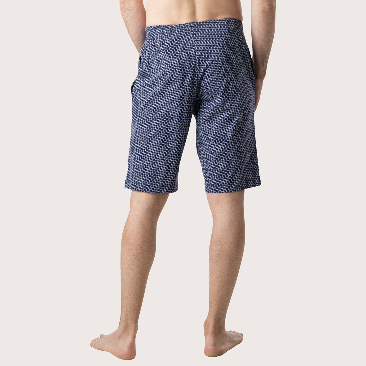 eminence-pyjama-court-homme-smileyworld-bleu-lavande-marine image 6