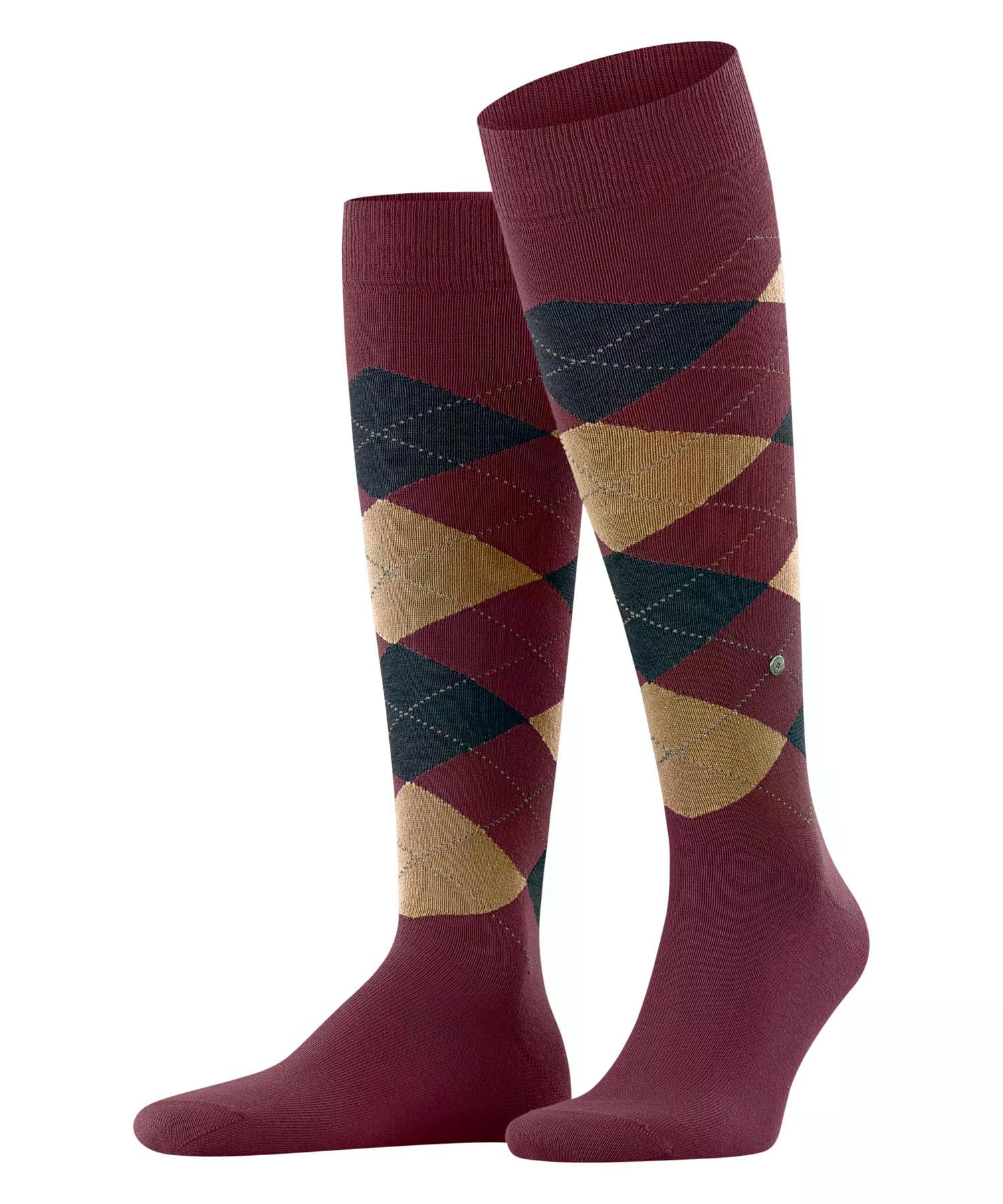 burlington-king-chaussettes-hautes-homme-coton-bio-argyle image 7