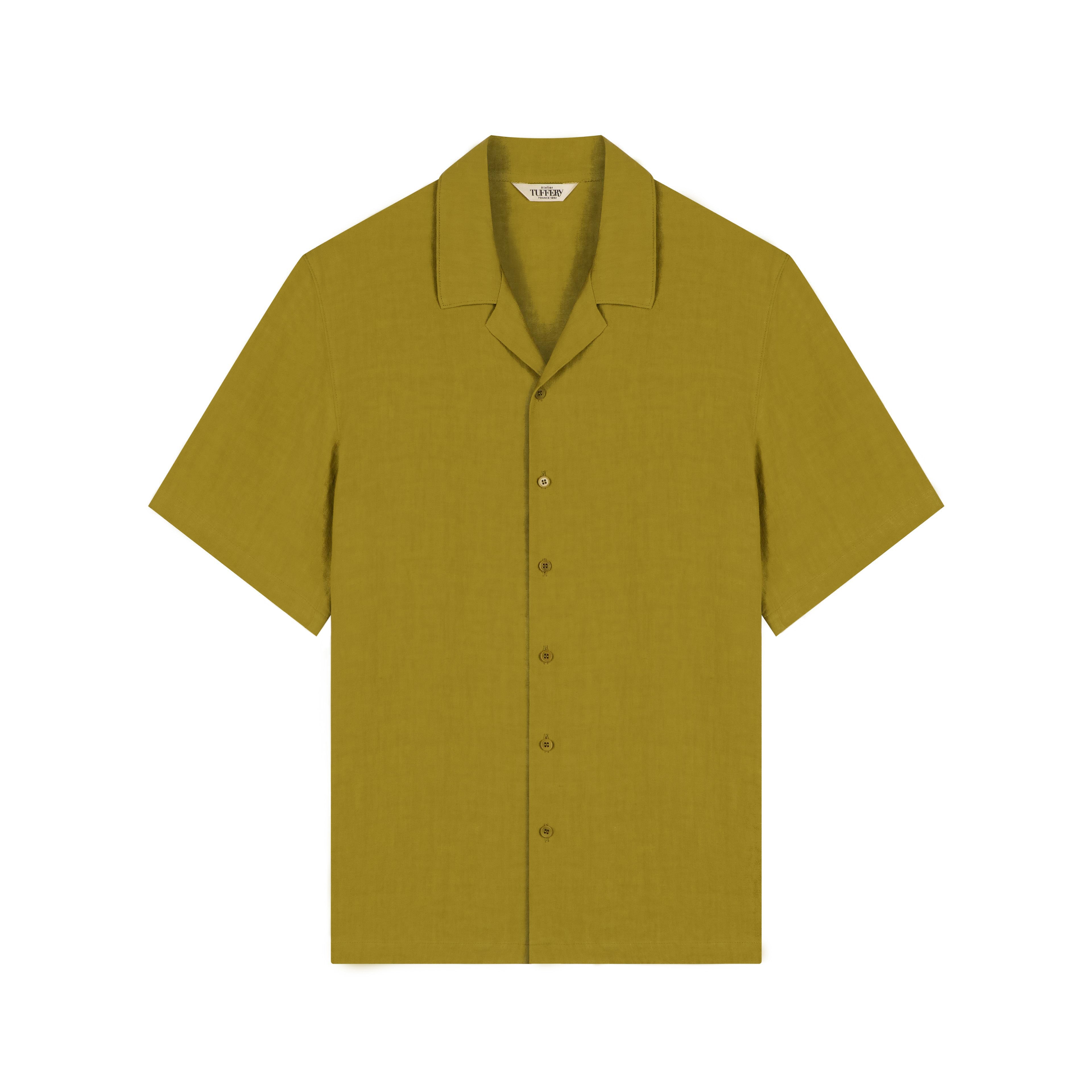 atelier-tuffery-chemisette-anduze-homme-lin-olive-droite image 1