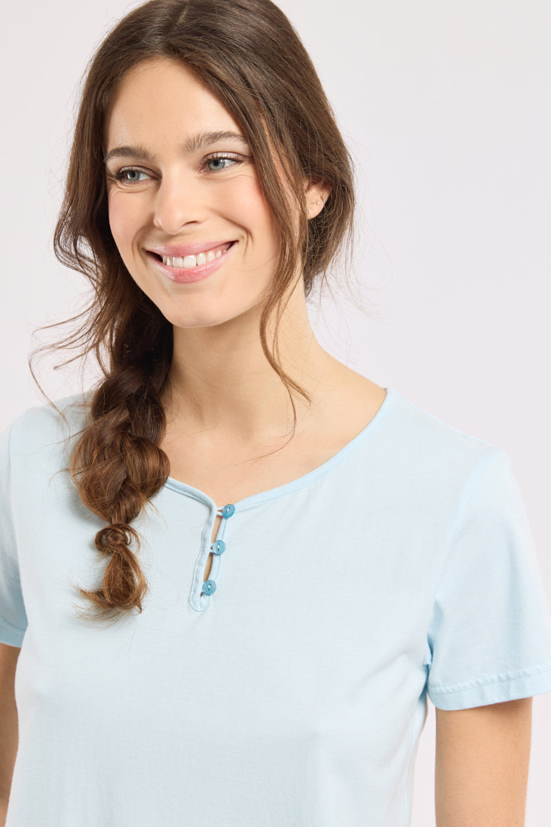 armor-lux-pyjama-fleuri-femme-coton-l-ger-2-pi-ces image 2