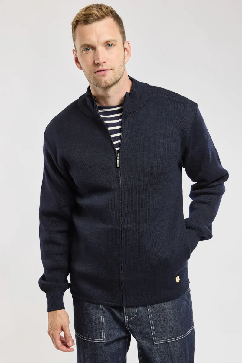 armor-lux-cardigan-plouescat-homme-100-laine-zipp image 1