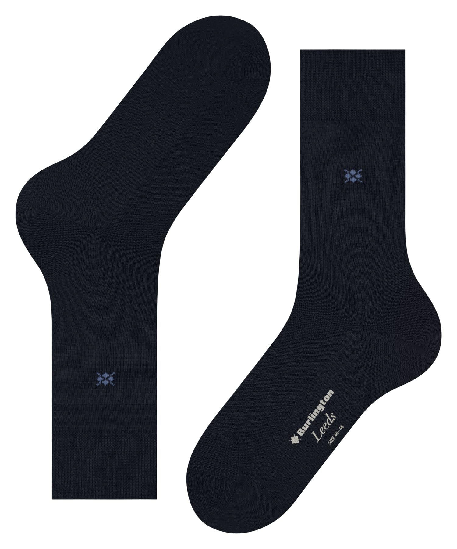 burlington-leeds-chaussettes-homme-coton-laine-unies-bleu-marine-40-46 image 5