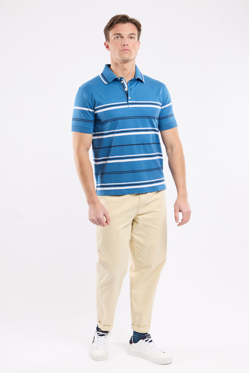 armor-lux-polo-ray-homme-coton-l-ger image 3