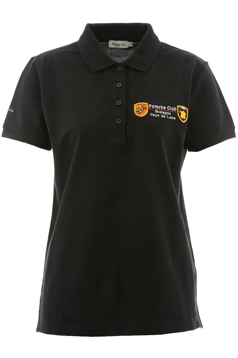 armor-lux-polo-porsche-club-femme-coton-piqu-manches-courtes image 1