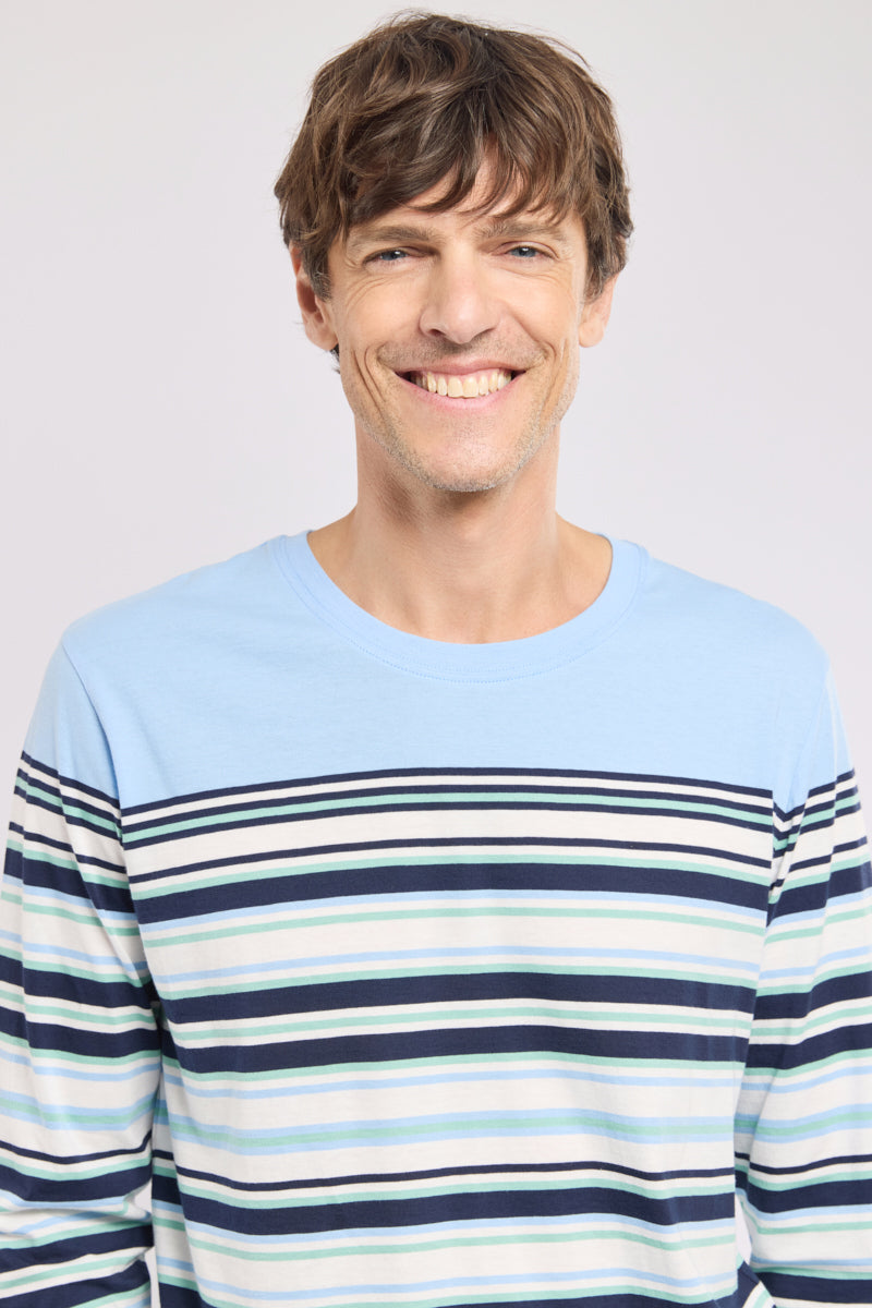armor-lux-pyjama-jogging-ray-homme-coton-l-ger image 2