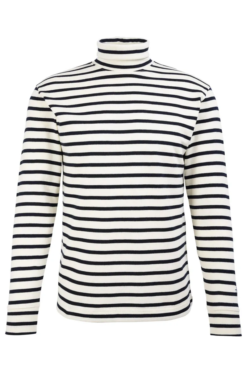 armor-lux-h-ritage-t-shirt-manches-longues-coton-col-montant-homme image 1