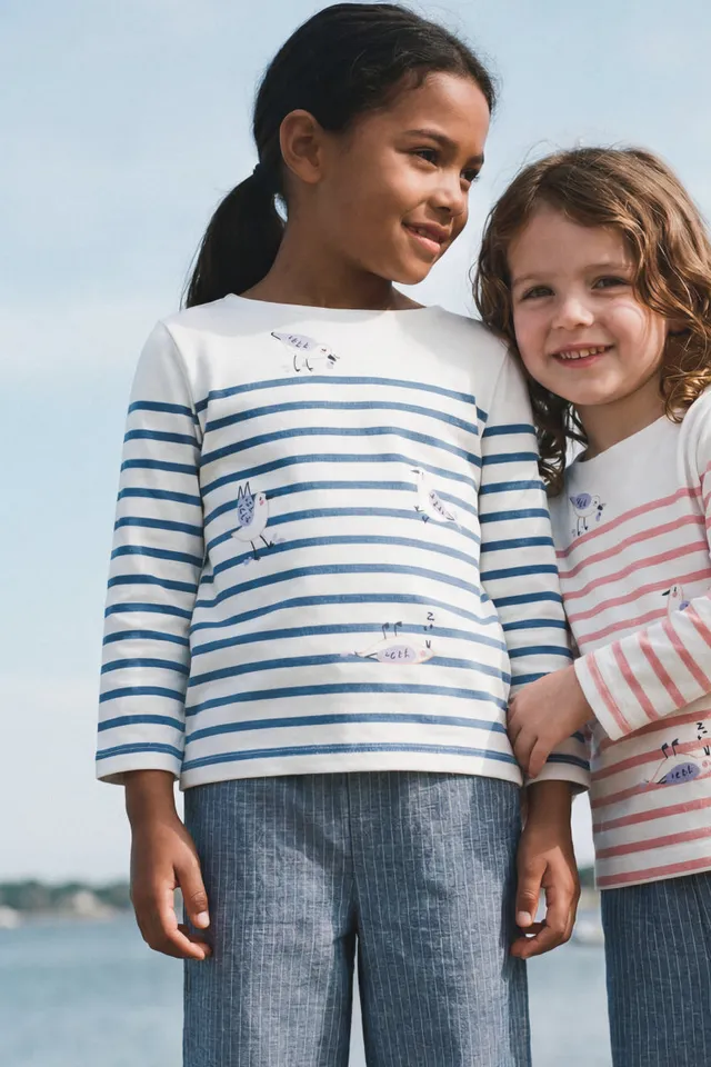 armor-lux-marini-re-mouettes-kids-coton-pais-enfant image 1