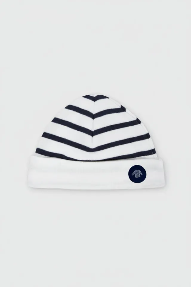 armor-lux-bonnet-morgan-baby-b-b-coton-pais-r-versible image 1