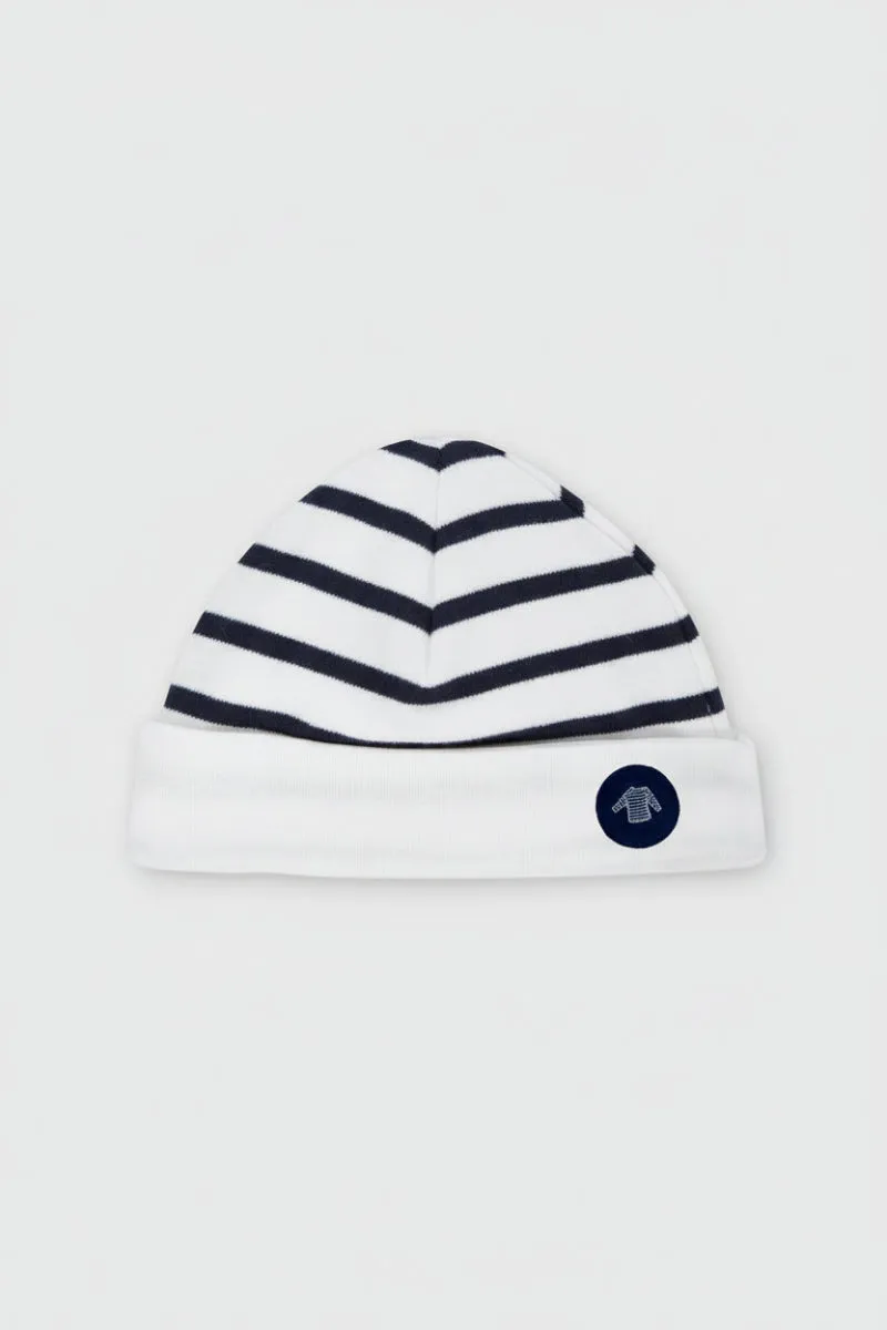 armor-lux-bonnet-morgan-baby-b-b-coton-pais-r-versible image 1