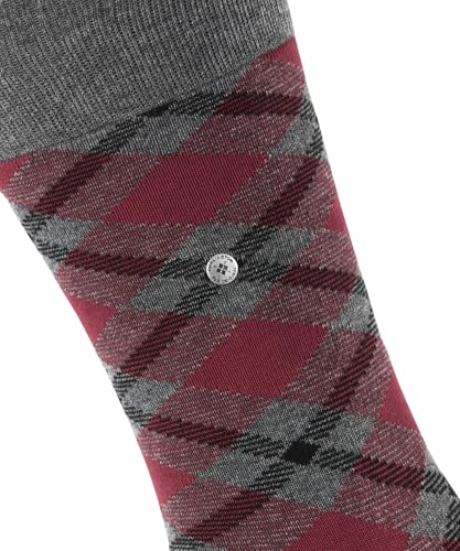 burlington-tartan-chaussettes-homme-coton-gris-carbon-m-lange-40-46 image 8