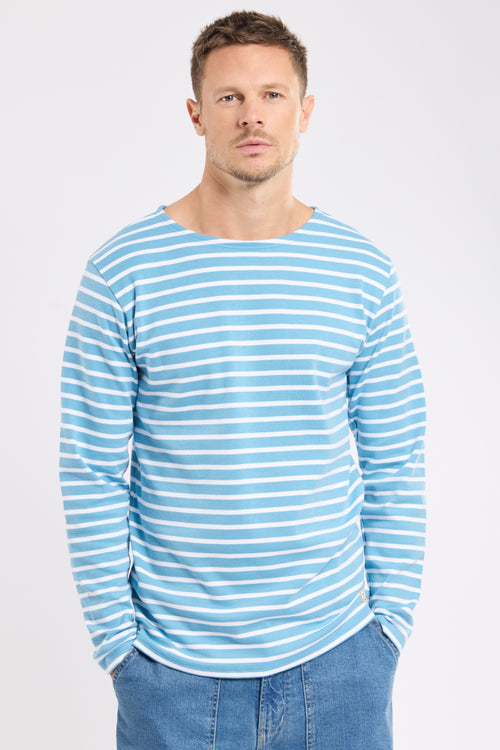 armor-lux-houat-marini-re-homme-ray-e-coton-pais image 5