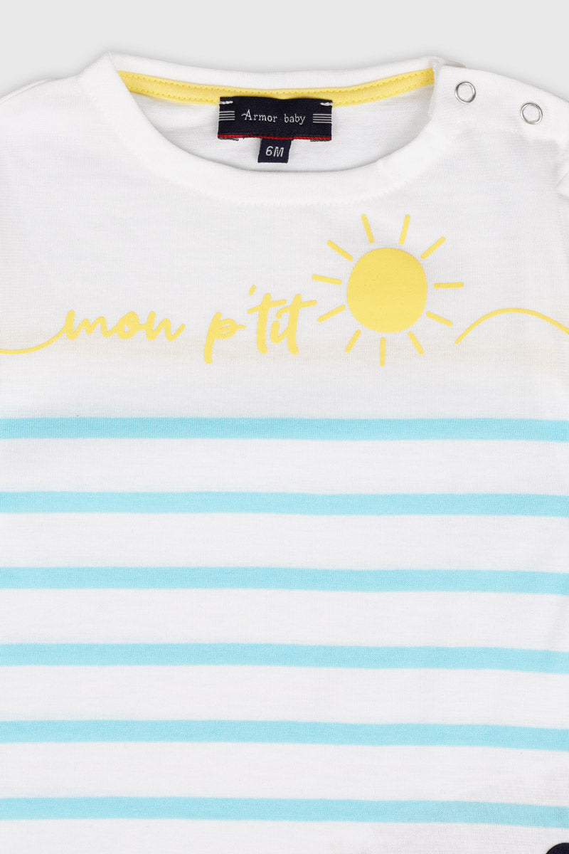 armor-lux-marini-re-baby-mon-pirate-coton-l-ger-jersey image 2