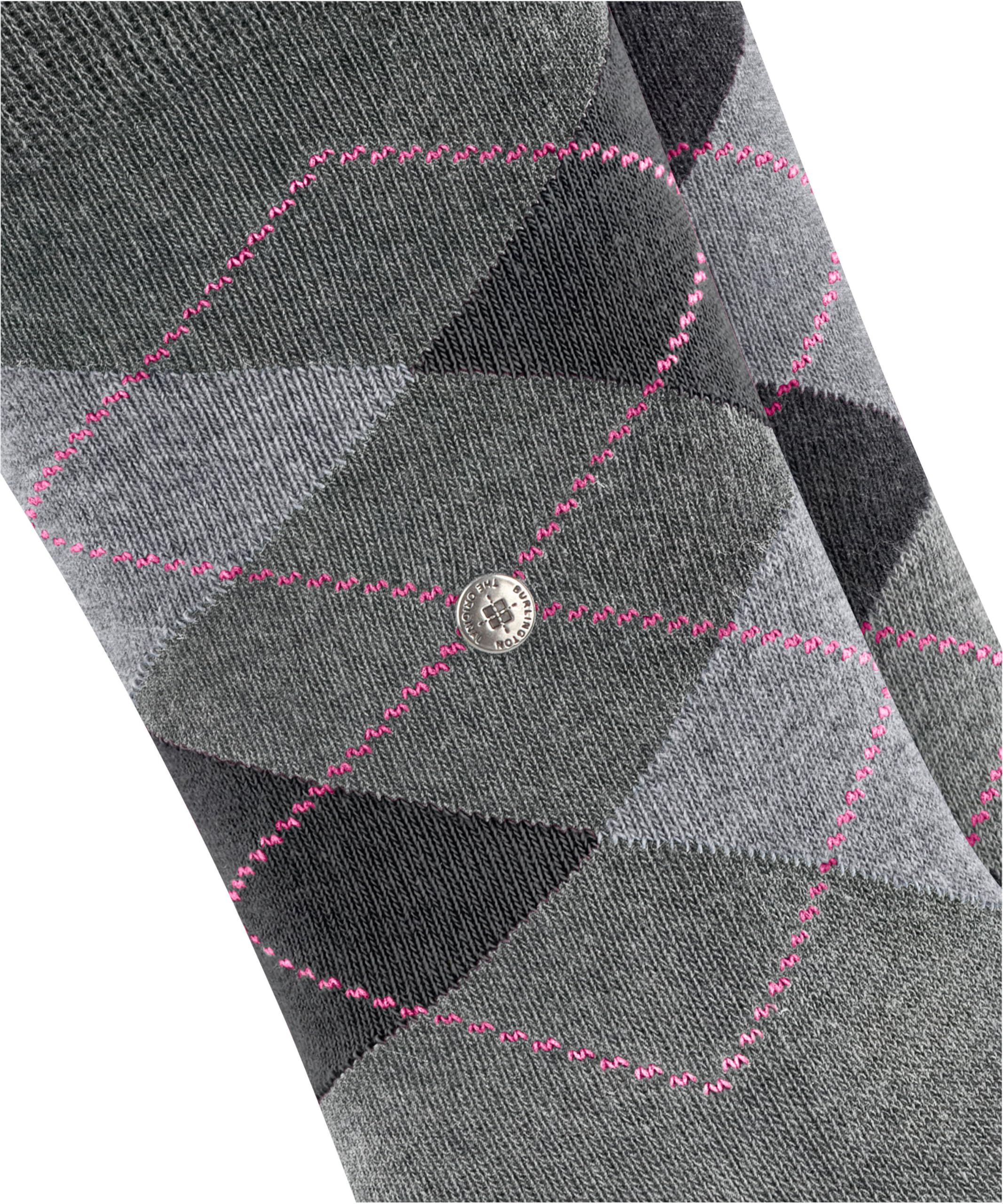 burlington-everyday-argyle-chaussettes-femme-coton-gris-x2-paires-36-41 image 3