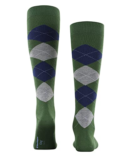 burlington-king-chaussettes-longues-homme-coton-vert-eucalyptus-40-46 image 7