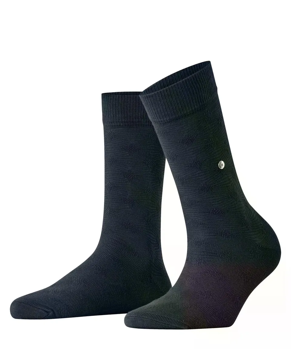 burlington-structured-dot-chaussettes-femme-coton-respirant image 1
