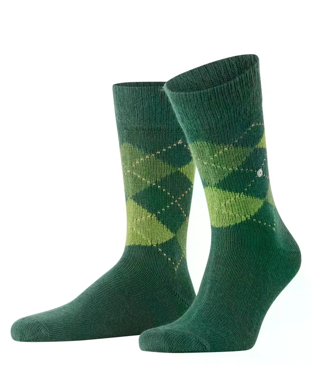 burlington-preston-chaussettes-homme-chaudes-fantaisie-vert-forest-7450-40-46 image 1