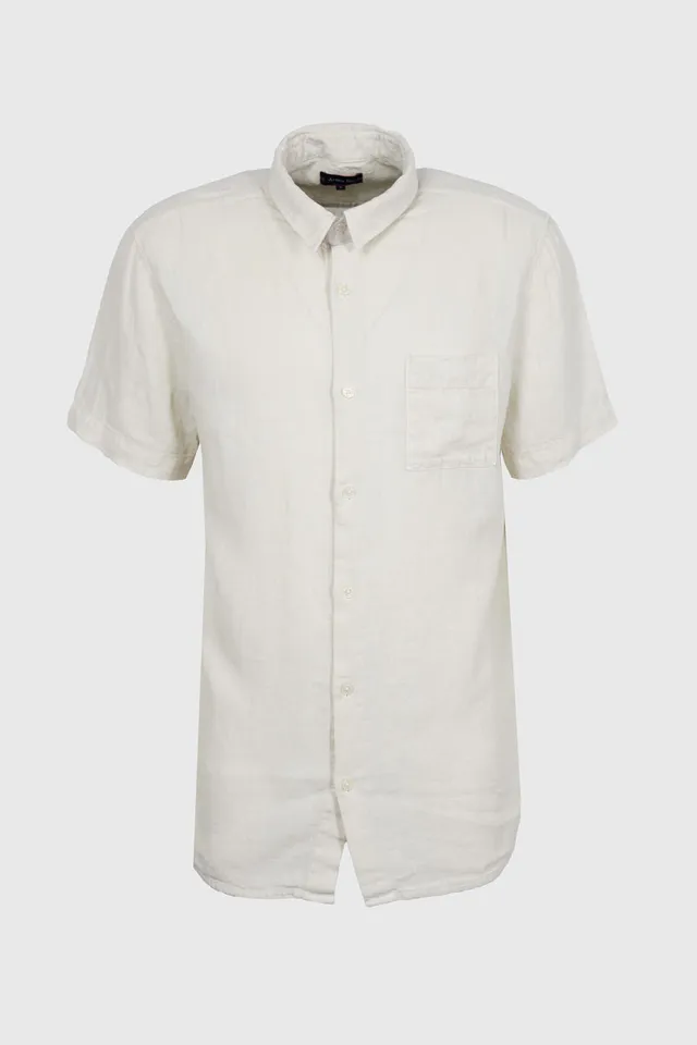 armor-lux-chemise-manches-courtes-homme-chemise-100-lin-coupe-confort image 1