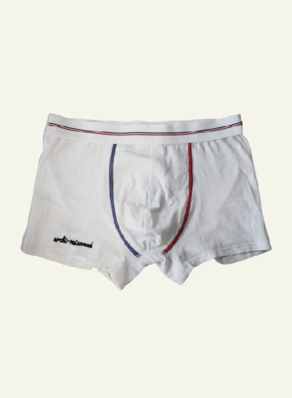 archiduchesse-le-boxer-raisonn-blanc-boxer-coton-bio image 1
