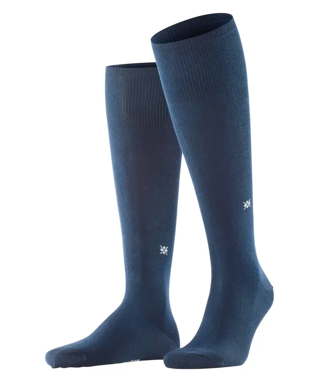 burlington-dublin-chaussettes-hautes-homme-coton-bleu-marine-40-46 image 1