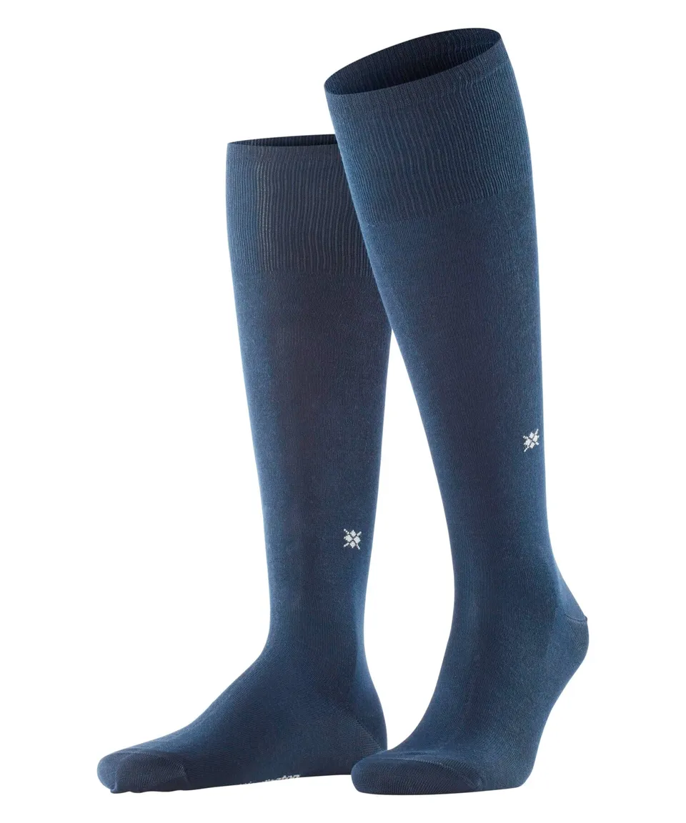 burlington-dublin-chaussettes-hautes-homme-coton-bleu-marine-40-46 image 1