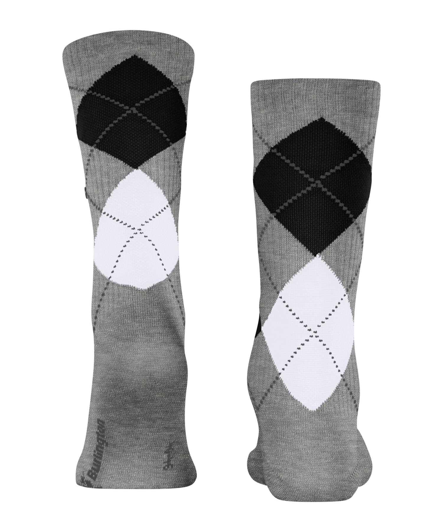 burlington-rib-court-chaussettes-homme-gris-light-heather-3223-40-46 image 2