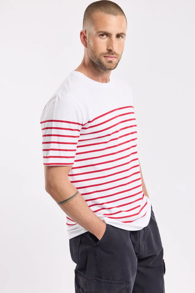 armor-lux-marini-re-etel-homme-manches-courtes-coton-l-ger-3 image 1
