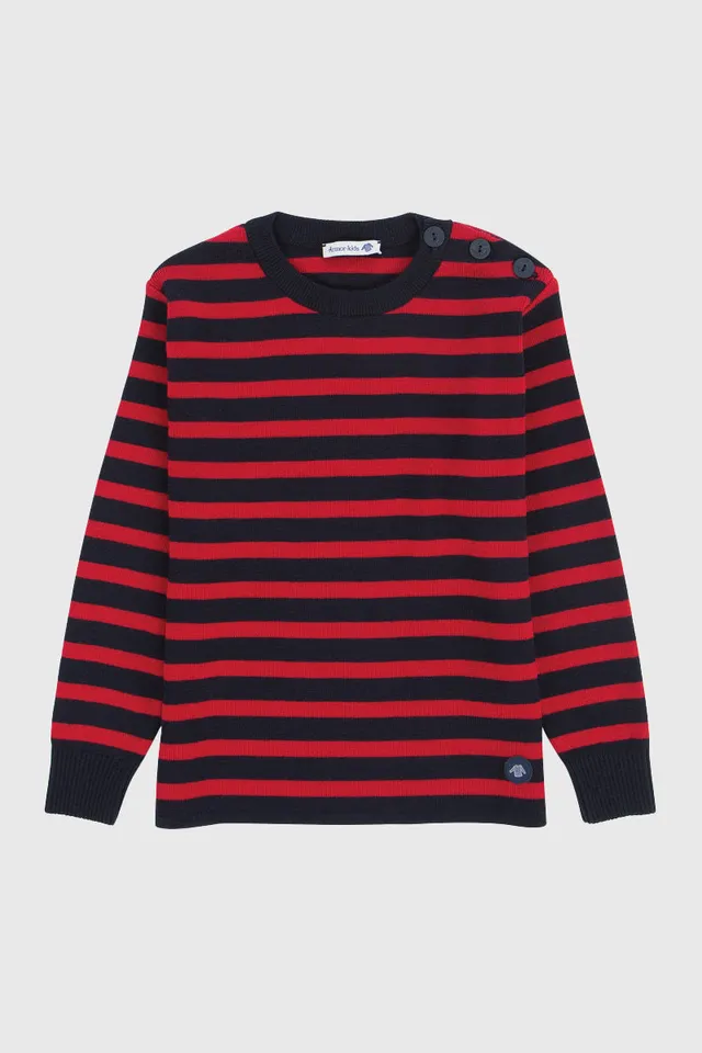 armor-lux-briac-kids-pull-marin-enfant-100-laine image 1