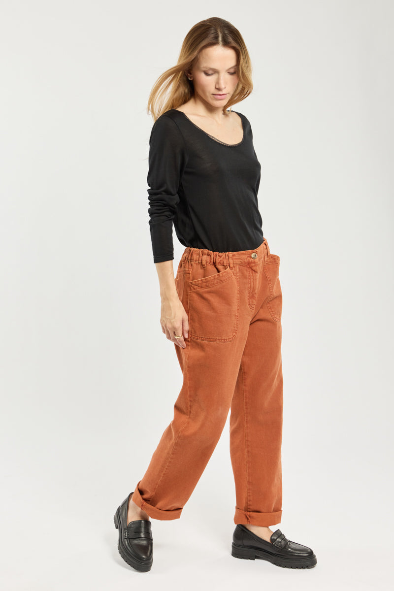 armor-lux-t-shirt-manches-longues-femme-100-soie image 3